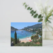 Paleokastritsa Greece Postkarte (Stehend Vorderseite)
