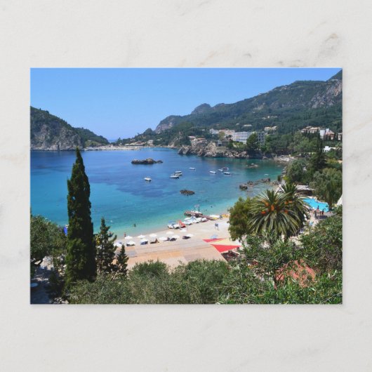 Paleokastritsa Greece Postkarte (Vorderseite)