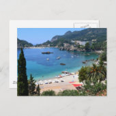 Paleokastritsa Griechenland Postkarte (Vorne/Hinten)