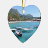 Paleokastritsa Strand, Korfu Keramikornament (Links)