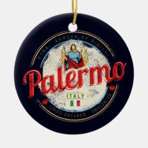 Palermo Hauptstadt von Sizilien Italien Vintage-So Keramik Ornament