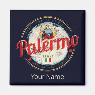Palermo Hauptstadt von Sizilien Italien Vintage-So Magnet