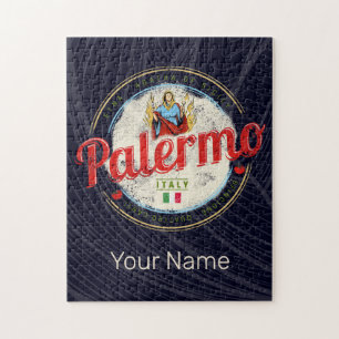 Palermo Hauptstadt von Sizilien Italien Vintage-So Puzzle