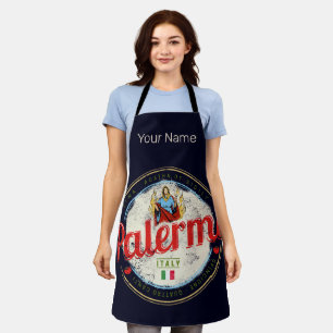 Palermo Hauptstadt von Sizilien Italien Vintage-So Schürze