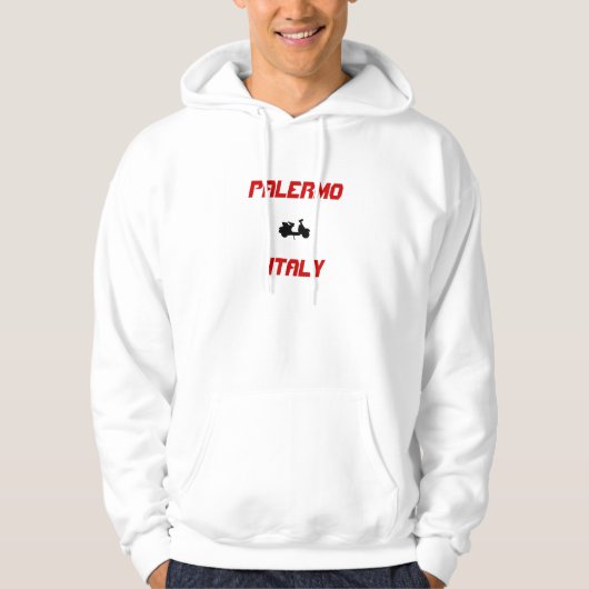 Palermo, Italien Scooter Hoodie (Vorderseite)