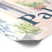 Palermo - Italien Wasserfarben Poster (Ecke)