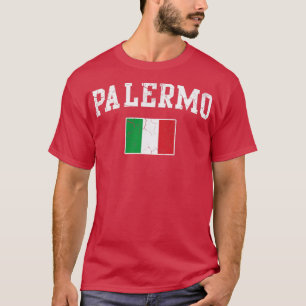 Palermo Italienische Flagge Italienische Vintage F T-Shirt