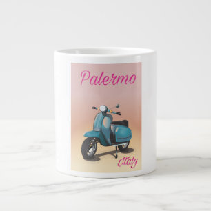 Palermo Italy Scooter-Poster Jumbo-Tasse