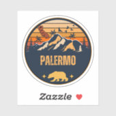 Palermo, Kalifornien Aufkleber (Blatt)
