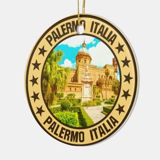 Palermo Keramik Ornament (Links)