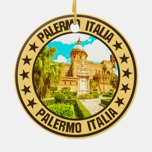 Palermo Keramik Ornament (Hinten)