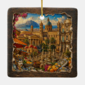 PALERMO,  KERAMIKORNAMENT (Rückseite)