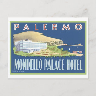 Palermo Mondello Palace Hotel Postkarte