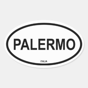 PALERMO OVALER AUFKLEBER