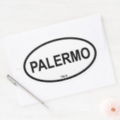 PALERMO OVALER AUFKLEBER (Umschlag)