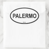 PALERMO OVALER AUFKLEBER (Tasche)