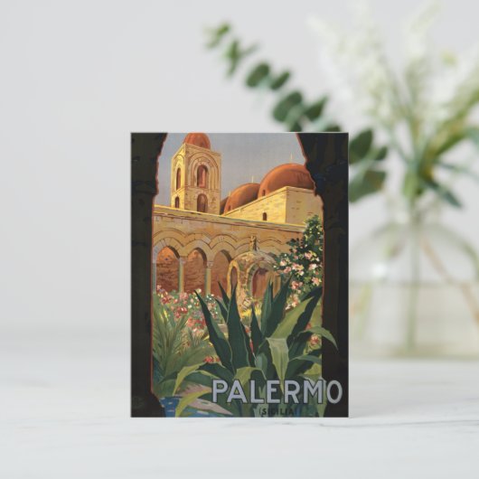 Palermo Postkarte (Stehend Vorderseite)