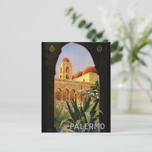 Palermo Postkarte (Stehend Vorderseite)