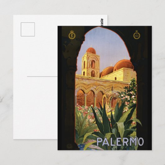 Palermo Postkarte (Vorne/Hinten)