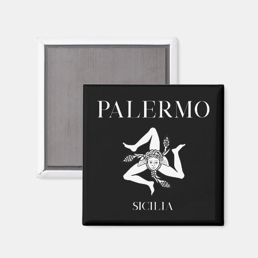 Palermo Sicilia Magnet (Vorderseite/Rückseite)