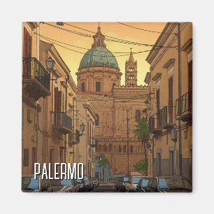 Palermo Sicily Italy Travel Magnet