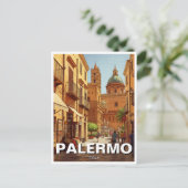 Palermo Sicily Italy Travel Postkarte (Stehend Vorderseite)