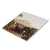 Palermo, Sizilien, 1847 (Öl auf Leinwand) Fliese (Seite)
