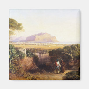 Palermo, Sizilien, 1847 (Öl auf Leinwand) Magnet