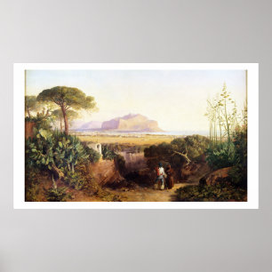 Palermo, Sizilien, 1847 (Öl auf Leinwand) Poster