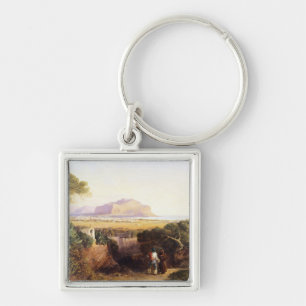Palermo, Sizilien, 1847 (Öl auf Leinwand) Schlüsselanhänger