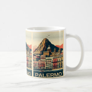 Palermo Sizilien italienische Vintage-Geschenke Kaffeetasse