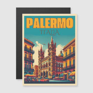 Palermo Sizilien italienische Vintage-Geschenke Magnetkarte