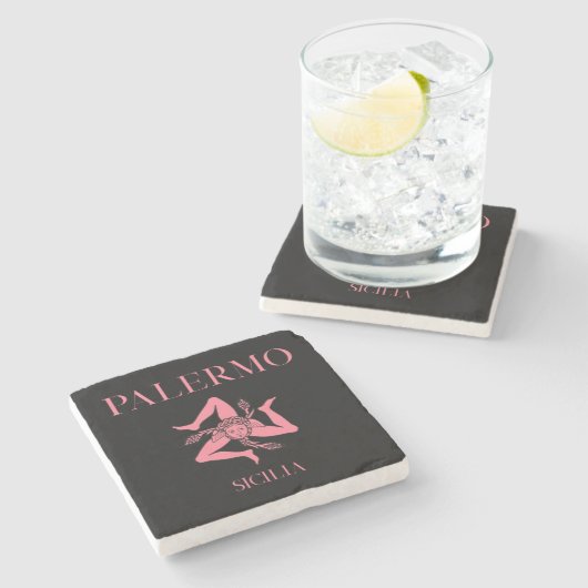 Palermo Sizilien Steinuntersetzer (Seitenansicht)