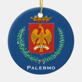 Palermo*, Sizilien-Weihnachtsverzierung Keramikornament