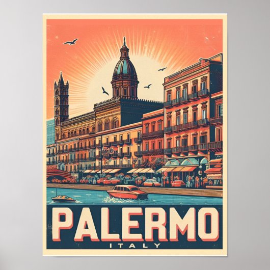 Palermo Vintage Geschenke aus der italienischen Kü Poster (Vorne)
