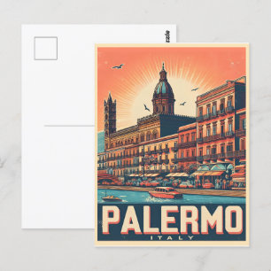 Palermo Vintage Geschenke aus der italienischen Kü Postkarte