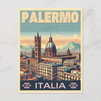 Palermo Vintage Geschenke aus der italienischen Kü Postkarte