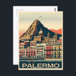 Palermo Vintage Geschenke aus der italienischen Kü Postkarte<br><div class="desc">"Vintag Palermo" "Modern Palermo" "Palermo Italy" "Palermo architecture" "Palermo beach" "Palermo tourismus" "Italy old cities" "Custom Gifts Palermo" "Sicily Merchandise" "Personalisiert Palermo"</div>