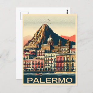 Palermo Vintage Geschenke aus der italienischen Kü Postkarte