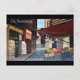 Palermo Vucciria Markt. Italien Reisen Postkarte