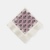 Palest Pink Soft Grunge Tee Party Napkins Serviette (Ecke)