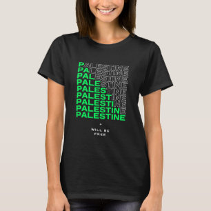 PALESTIN IST KOSTENLOS   Frauenaktivist T - Shirt