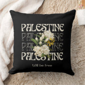 PALESTIN IST KOSTENLOS | Watercolor Jasmine Kissen (Decke)