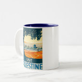 PALESTIN ZWEIFARBIGE TASSE (Vorderseite Links)