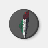 Palestina Embroidery täreez Pattern Karte frei Magnet (Vorne)