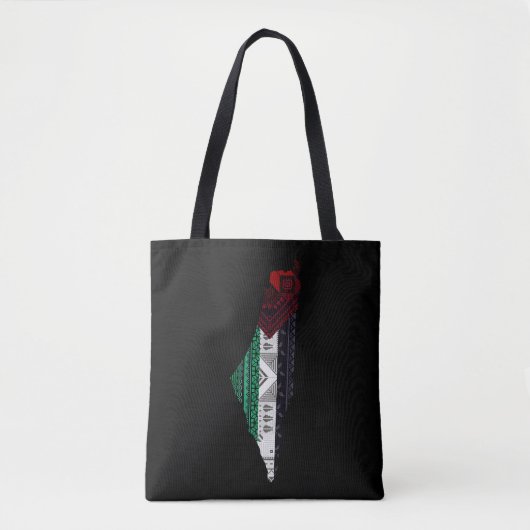 Palestina Embroidery täreez Pattern Karte frei Tasche (Vorderseite)