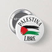 Palestina Libre Free Palestine Español Button Butt (Vorne & Hinten)