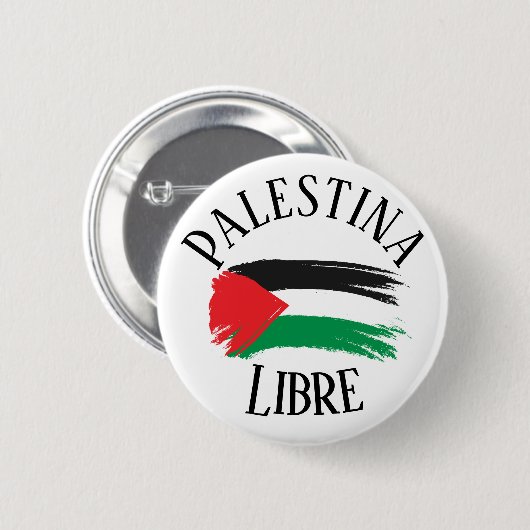 Palestina Libre Free Palestine Español Button Butt (Vorne & Hinten)