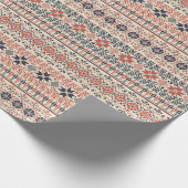 Palestina Stickereientwurf Geschenkpapier (Ecke)