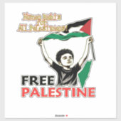 Palestine Car Sticker, palästinensische Flag Decal Aufkleber (Blatt)
